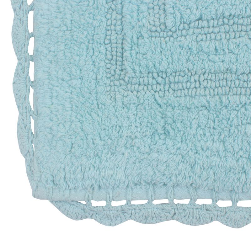 Casual Elegence Collection Cotton Reversible Tufted Bath Rug - Home Weavers, 3 of 5