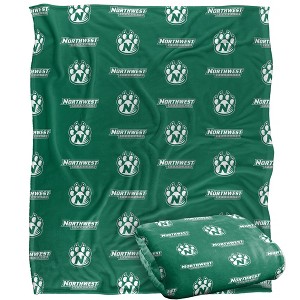 Northwest Missouri State University Logo Pattern Silky 50x60 Blanket, 1 Sided - 1 of 4