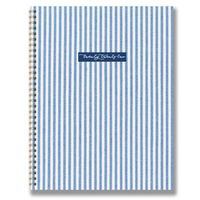 2022 Planner Weekly/Monthly Ticking Stripe Large - The Time Factory