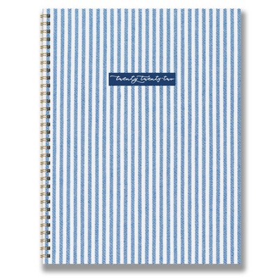 2022 Planner Weekly/Monthly Ticking Stripe Large - The Time Factory