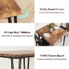 Kitchen Table and Chairs for 2, Small Square Dining Room Table Set with 2 Upholstered Chairs - 3 of 4