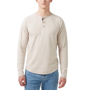 Buffalo David Bitton Mens Solid Henley Shirt - 1 of 1