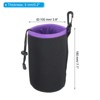 Unique Bargains Waterproof Shockproof Neoprene Cups Bag Camera Lens Bag 2 Pcs - 2 of 3