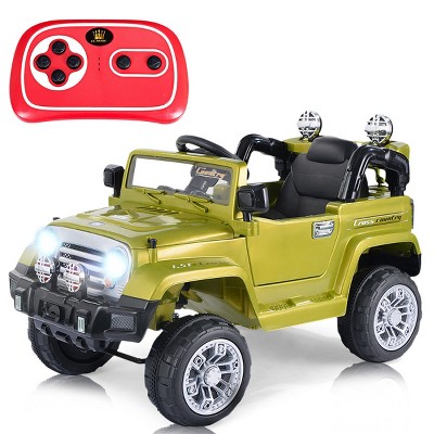 Costway 12V MP3 Kids Ride On Truck  Car RC Remote Control w/ LED Lights Music