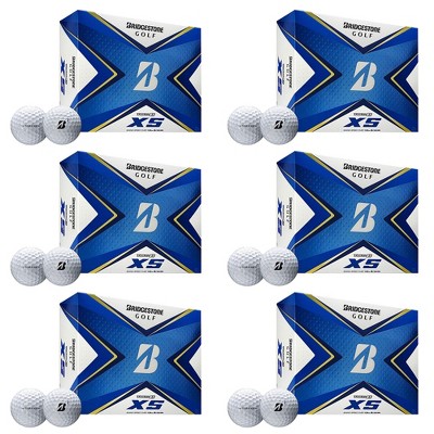 Bridgestone 2020 Tour B XS Reactive Urethane Distance White Golf Balls (6 Dozen)