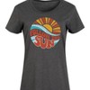Women's - Instant Message - Follow the Sun Sunburst Graphic T-shirt Dress - 2 of 4