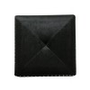 GDFStudio Esteban Modern Glam Velvet Square Ottoman with Nailhead Trim - 4 of 4
