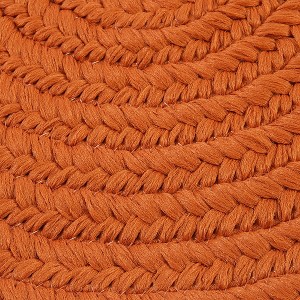 Colonial Mills Tortuga Braided Rug, Orange 7x7, Round Shape - 1 of 4