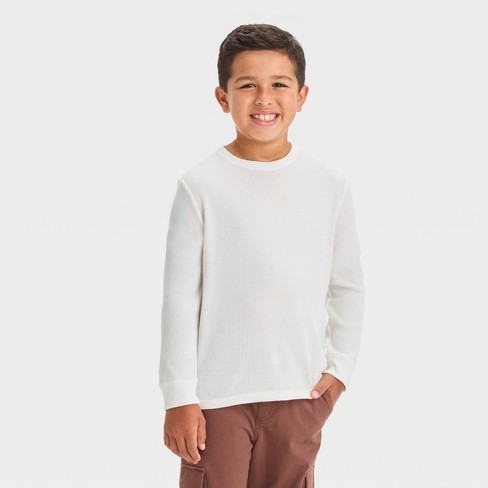 Boys' Thermal Pullover Sweatshirt - Cat & Jack™ : Target