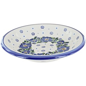 Blue Rose Polish Pottery T04 Galia Soup Plate - 1 of 1