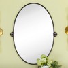 TEHOME Luecinda Pivot Oval Metal Framed Wall Mounted Bathroom Vanity Mirror - 4 of 4