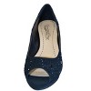 Women's Sparkle Platform Peep Toe Low Heel - City Classified - 2 of 3