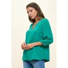 WEST K Women's Isabella V-Neck Blouse - 2 of 4