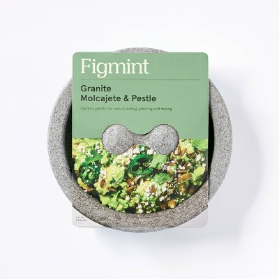 8 Granite Molcajete & Pestle - Figmint™