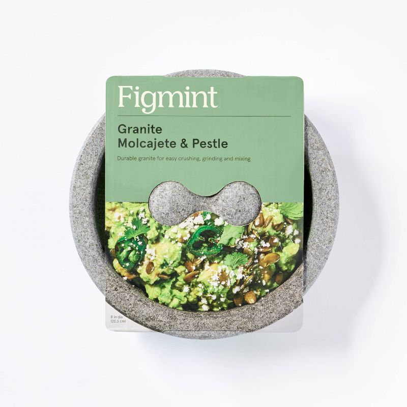 8&#34; Granite Molcajete &#38; Pestle - Figmint&#8482;, 5 of 8