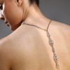 Women's Bling Eye Statement Necklace - Chalice Silver - 4 of 4