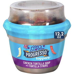 Progresso Toppers Chicken Tortilla Soup with Tortilla Strips - 12.2oz - 1 of 4