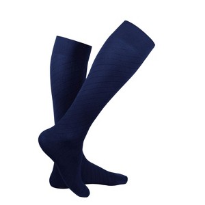 Truform Travel Compression Socks for Men and Women, 15-20 Knee High Over Calf Length - 1 of 4