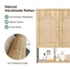 Boho Wall Mounted Storage Cabinet with Double Doors & Adjustable Shelves - 3 of 4