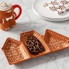 14.125" Stoneware Sectioned Christmas Gingerbread Serve platter - Wondershop™ - 2 of 3
