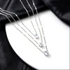 HTUTWOO 3 Tier Boho Necklaces, Dainty Rhinestones Star Layered Choker Necklaces Fashion Love Pendant, Adjustable Layering Necklaces for Women - 4 of 4