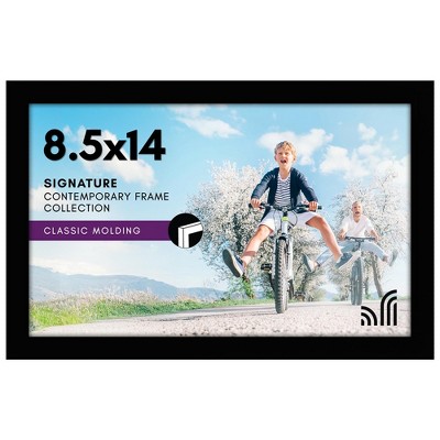 Americanflat Picture Frame with shatter-resistant glass - Wall Mounted Horizontal and Vertical Formats