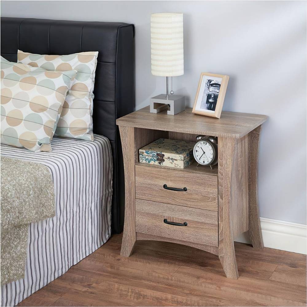 Photos - Storage Сabinet 24" Colt Accent Table Rustic Natural - Acme Furniture