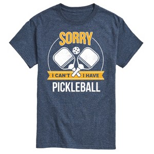 Men's - Instant Message - Sorry I Can't I Have Pickleball Short Sleeve Graphic T-Shirt - 1 of 4