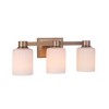 Craftmade Lighting Bretton 3 - Light Vanity in  Satin Brass - 3 of 4