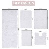 Bell Flower Collection Tufted Bath Rugs, Extra Soft and Absorbent, Non-Slip Bath Mats, Machine Washable Bathroom Mats, 5 Pcs Set with Runner, White - 3 of 4