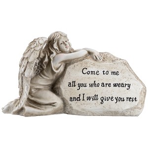 Northlight Come to Me Inspirational Angel Garden Stone Statue - 11.5" - 1 of 4