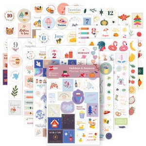 Avery Seasons and Holidays Sticker Pack, 15 Sheets, 571ct (6776) - 1 of 4