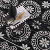 Hauteloom Kahraman Black & White Washable Rug - 3 of 4