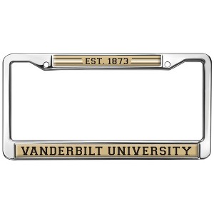 Vanderbilt University School Logo Full Size Standard License Plate Metal Frame - 1 of 4
