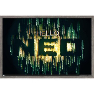 Trends International The Matrix: Resurrections - Hello Neo Framed Wall Poster Prints - 1 of 4