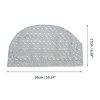 Unique Bargains PU Pleated style Swimming Cap 1 Pc - 4 of 4