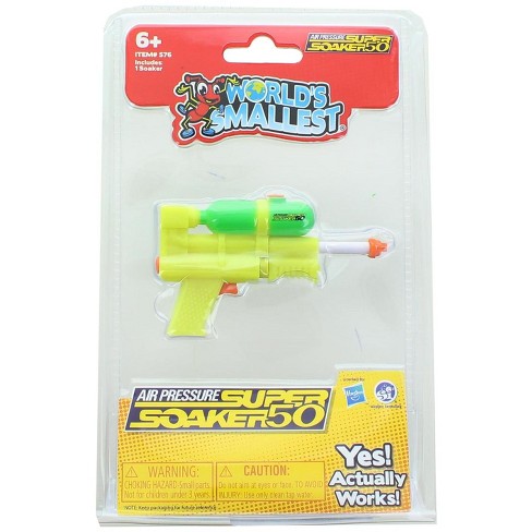 Super Impulse World's Smallest Super Soaker Water Blaster | Air Pressure  Super Soaker 50