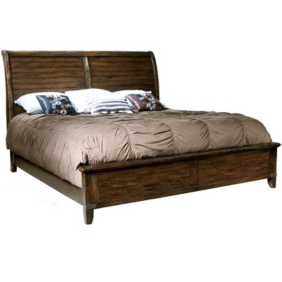 Hekman 941520RH Hekman Cal King Sleigh Ftbd 941520Rh Rustic Hardwood