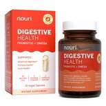 Nouri Digestive Health Probiotic and Omega Capsules - 30ct