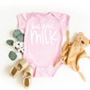 The Juniper Shop But First Milk Baby Bodysuit - 24mo - Pink - 2 of 2