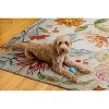 HomeStock Outdoor Washable Daytona Ivory & Pink 5' X7', Machine Woven with Printed Designs, Coastal - 4 of 4