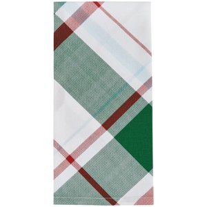 Split P Blitzen Plaid Dishtowel Set of 2 - 1 of 3