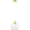 Livex Lighting Aldrich 1 - Light Pendant in  Satin Brass/Polished Brass - 4 of 4