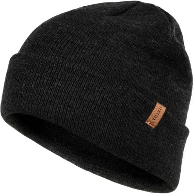 ZUPPAD Adult General Sizing Beanie for Men Women Cuffed Thick Knitted Unisex Winter Hat Beanies Skull Cap Hats 1 Pack