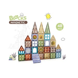 3D Magnetic Tiles, STEM Learning and Encourage Imaginative Play Magnetic Blocks,Gift for Boys and Girls 3 Years+ - 1 of 1