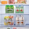 Sorbus Medium Stackable Clear Storage Bins with Handles- for Kitchen Pantry, Freezer & Fridge Organization - 2 of 4