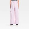 Girls' Wide Leg Soft Cargo Pants - art class™ - 2 of 3
