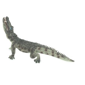 Collectible Wildlife Gifts | Crocodile, Museum Quality, Hand Painted, Rubber Reptile, Realistic, Diorama, Toy,  Gift,  7 Inches.  CH751 BB183 - 1 of 4