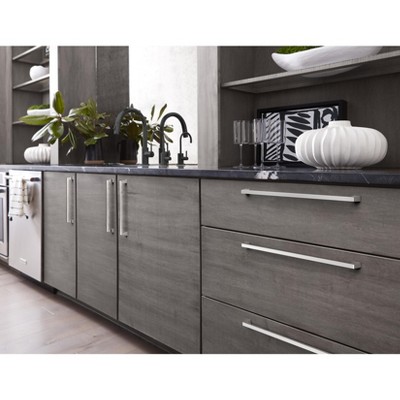 Polished Chrome 18" Modern Industrial Appliance Pull