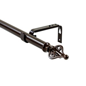 Urbanest 1-inch Diameter Portia Adjustable Single Drapery Curtain Rod - 1 of 4